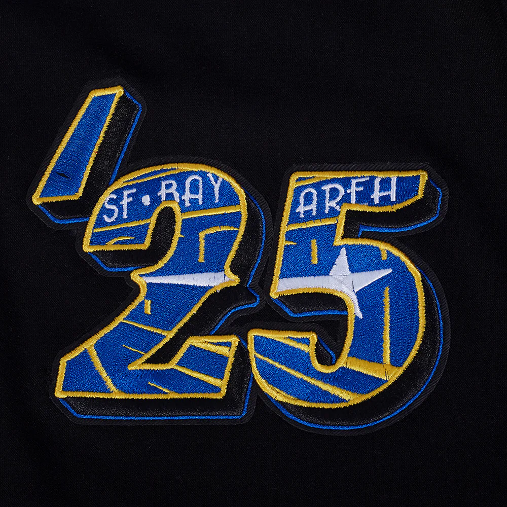 NBA ALL STAR 2025 PRO SS DOUBLE KNIT JACKET  (BLACK/ROYAL BLUE/BLACK) - Image 5