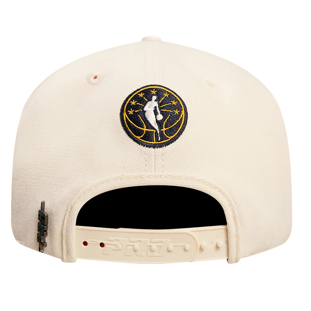 NBA ALL STAR GAME 2024 MEN'S SIX PANEL FLAT BRIM SNAPBACK (EGGSHELL) - Image 5