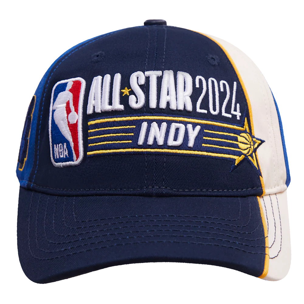 NBA ALL STAR GAME 2024 MEN'S DAD HAT (MIDNIGHT NAVY/ROYAL BLUE)
