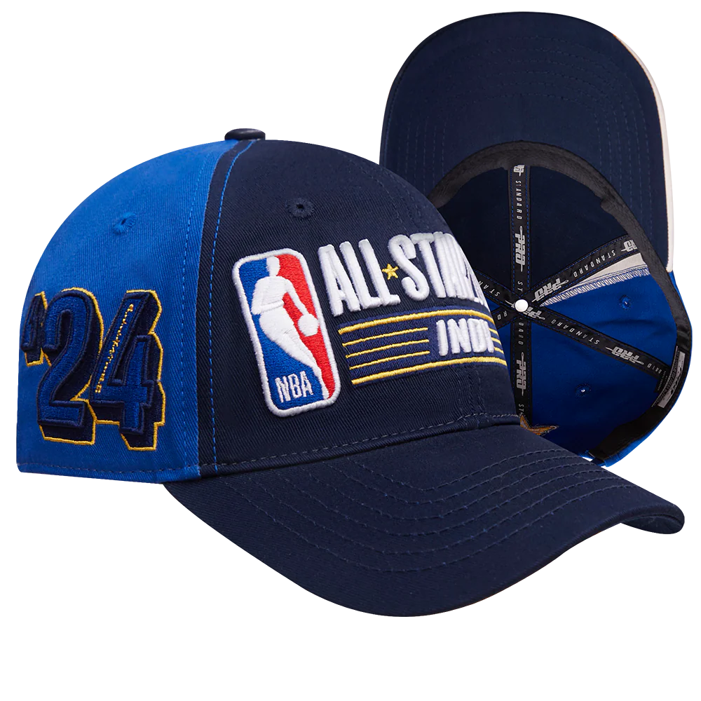 NBA ALL STAR GAME 2024 MEN'S DAD HAT (MIDNIGHT NAVY/ROYAL BLUE) - Image 7