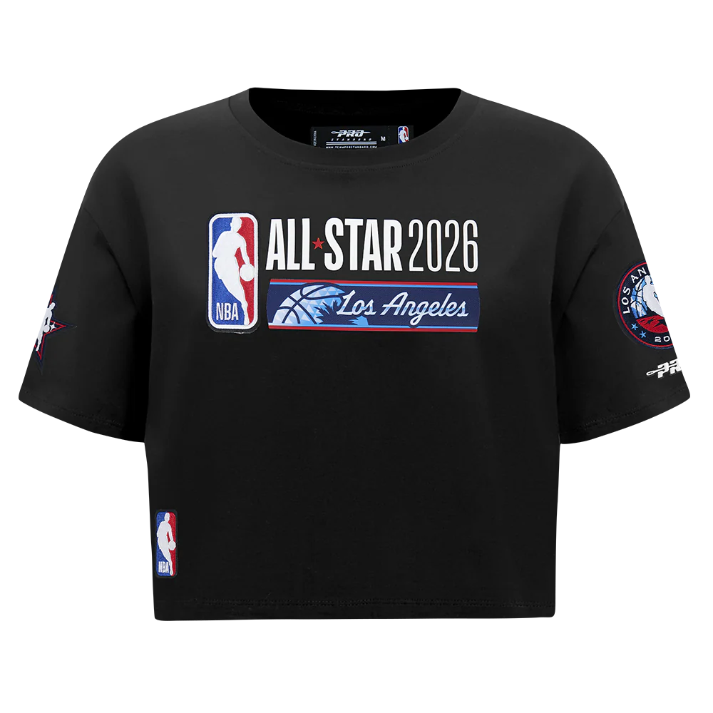 NBA ALL STAR 2026 WOMEN'S SJ BOXY TEE (BLACK) - Image 3