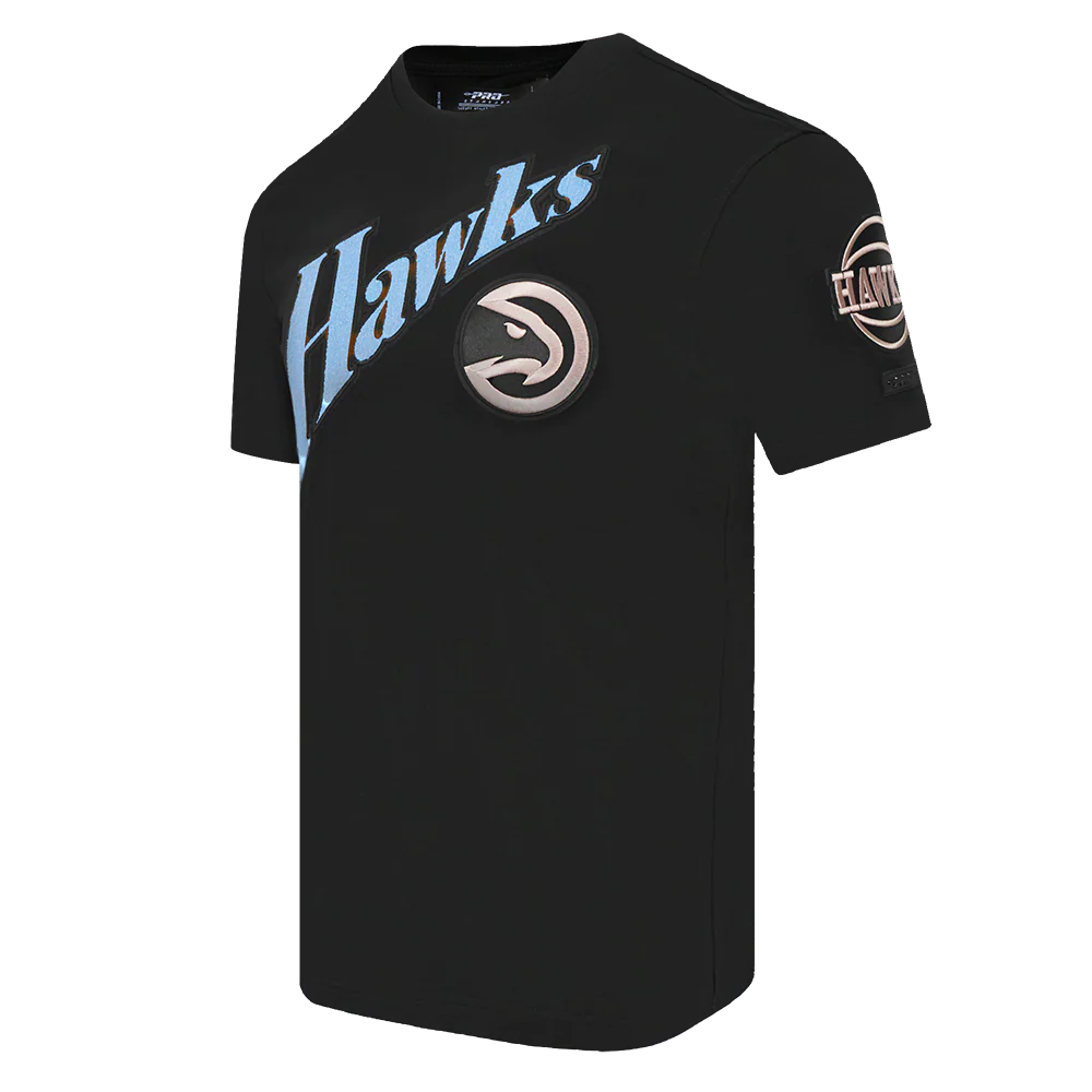 NBA ATLANTA HAWKS CITY EDITION 24-25 MEN'S TEE (BLACK) - Image 2