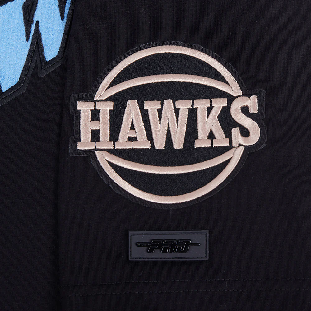 NBA ATLANTA HAWKS CITY EDITION 24-25 MEN'S TEE (BLACK) - Image 8