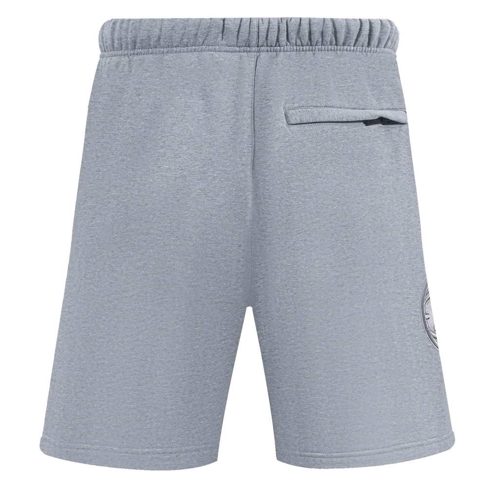 NBA ATLANTA HAWKS NEUTRAL MEN'S SHORT (DARK HEATHER GRAY) - Image 3