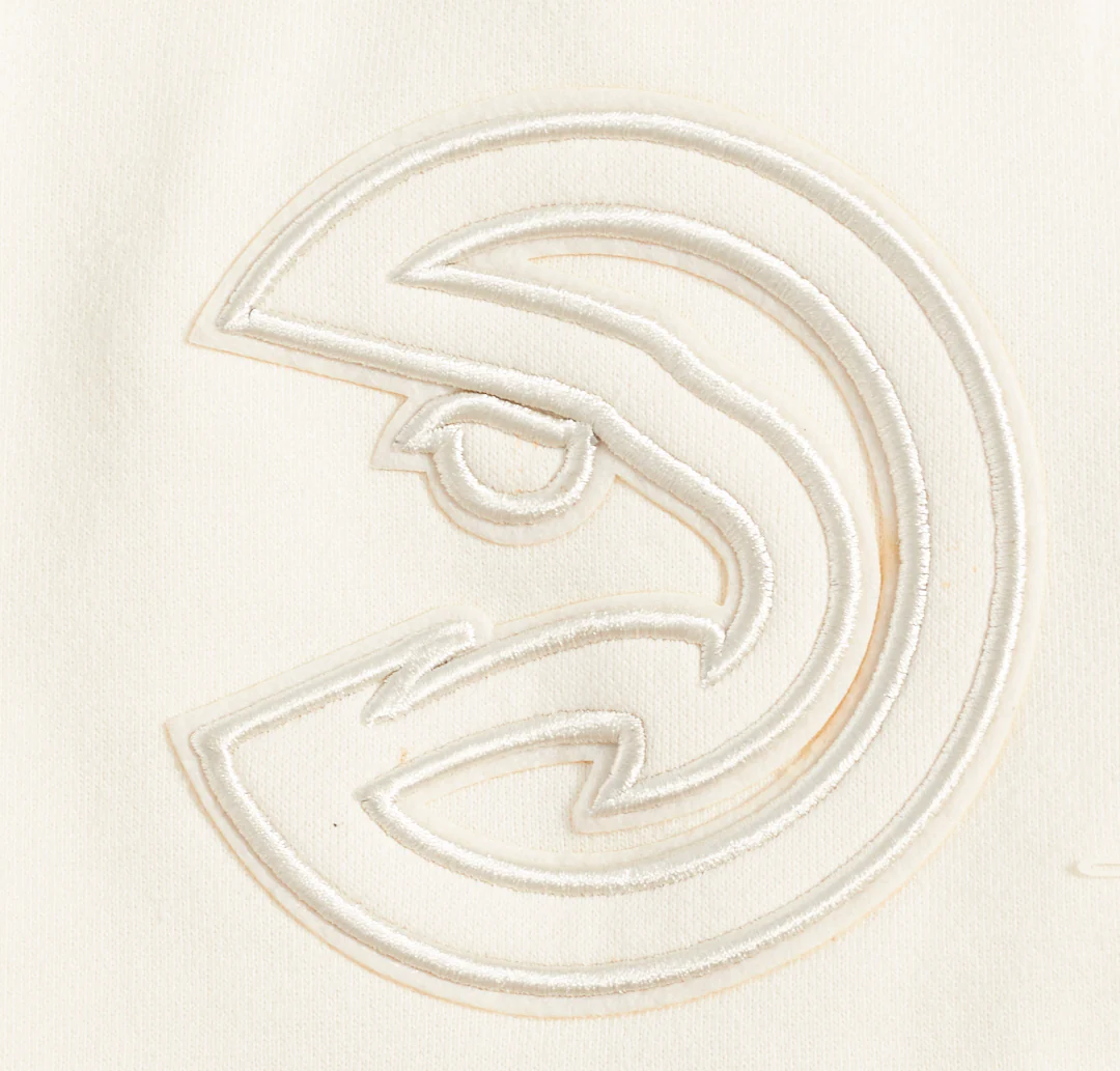 NBA ATLANTA HAWKS NEUTRAL MEN'S SHORT (EGGSHELL) - Image 5