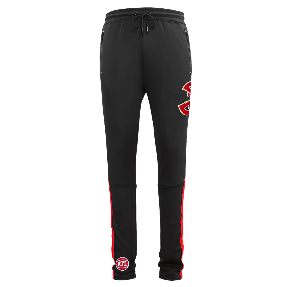 NBA ATLANTA HAWKS CLASSIC MEN'S DK TRACK PANT (BLACK) - Image 2