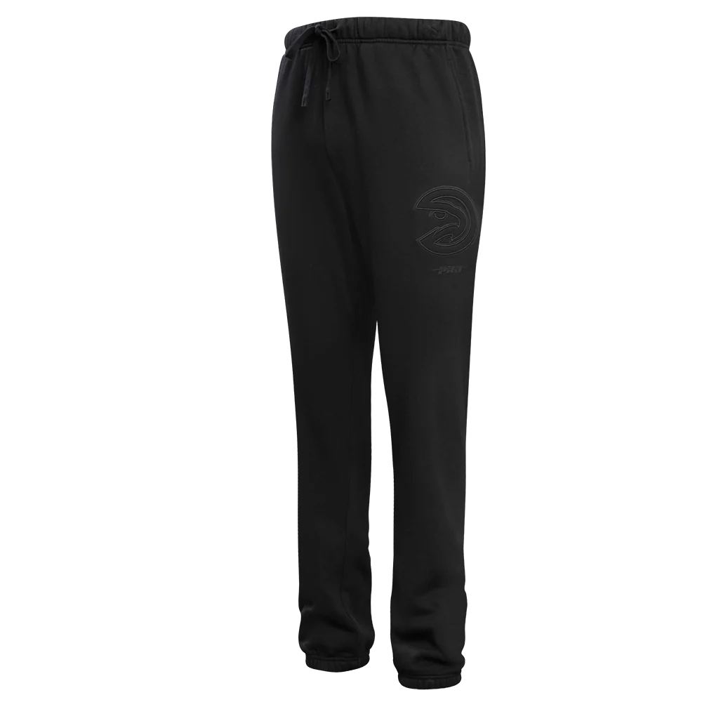 NBA ATLANTA HAWKS NEUTRAL FLEECE SWEATPANT (BLACK)