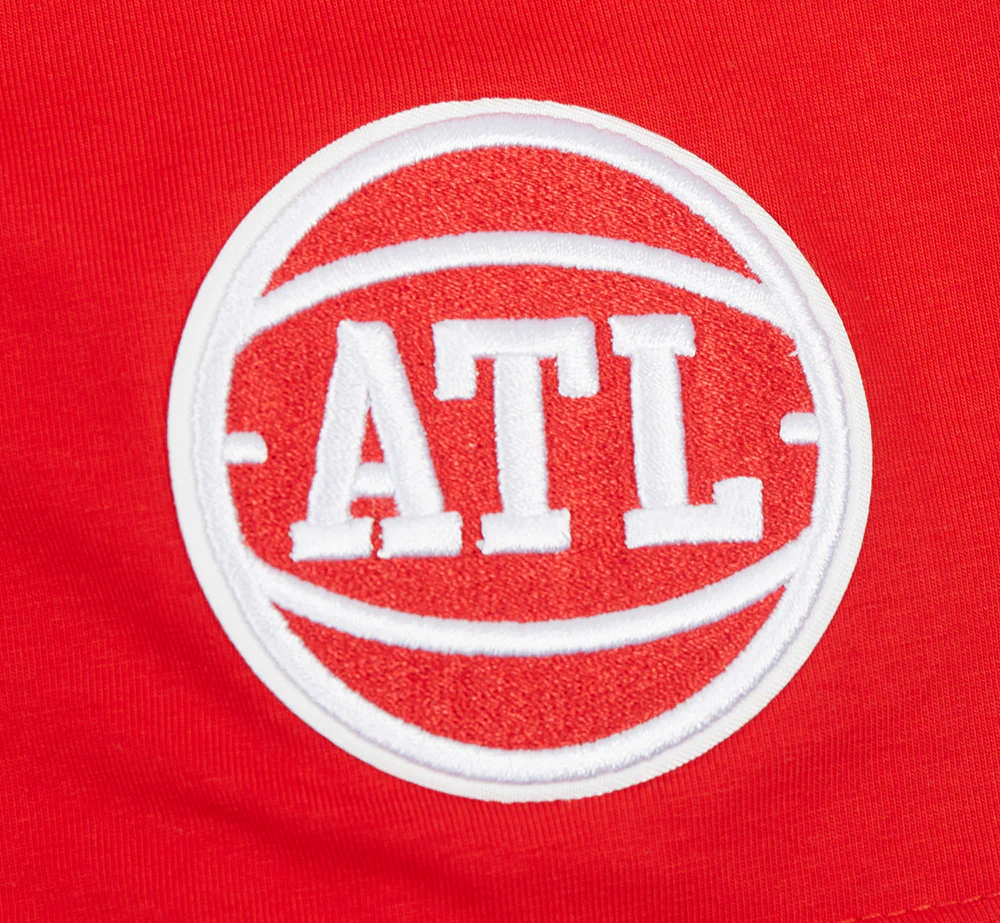 NBA ATLANTA HAWKS CLASSIC WOMEN'S BOXY TEE (RED) - Image 6