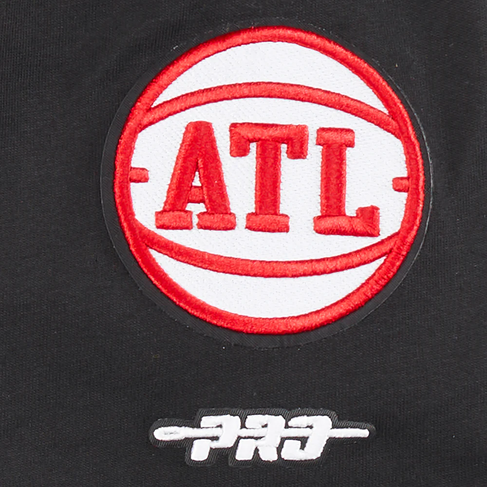 NBA ATLANTA HAWKS RETRO CLASSIC SINGLE JERSEY BIG BOYS SINGLE JERSEY TEE (BLACK) - Image 5