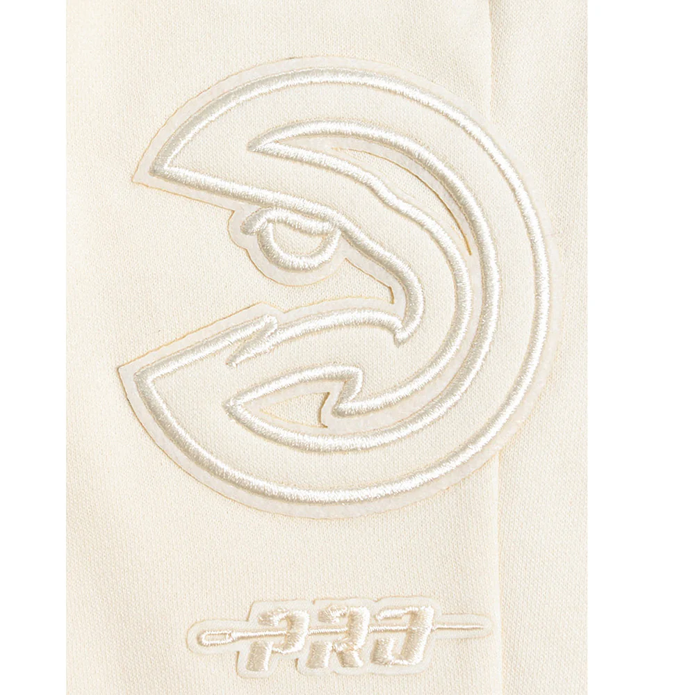 NBA ATLANTA HAWKS NEUTRAL BIG BOYS FLC SWEATPANT (EGGSHELL) - Image 7