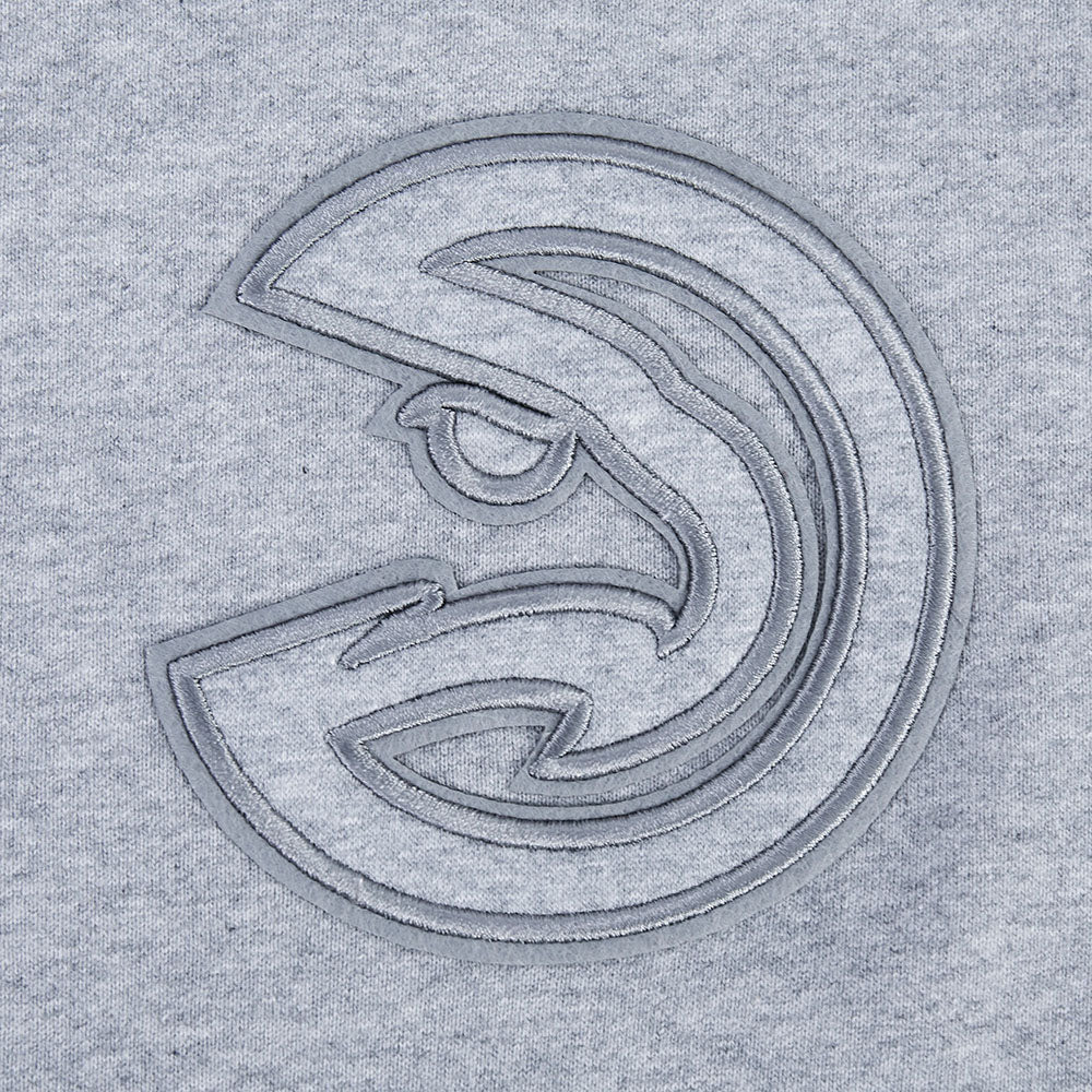 NBA ATLANTA HAWKS NEUTRAL WOMEN'S CREWNECK (DARK HEATHER GRAY) - Image 5