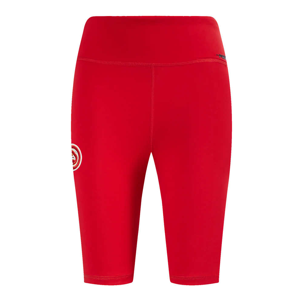 NBA ATLANTA HAWKS CLASSIC WOMEN'S COTTON BIKE SHORT (RED) - Image 2