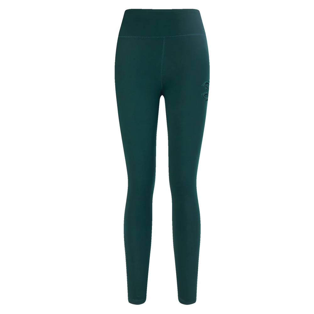 NBA ATLANTA HAWKS NEUTRAL HIGH WAIST JERSEY LEGGING (FOREST GREEN) - Image 2
