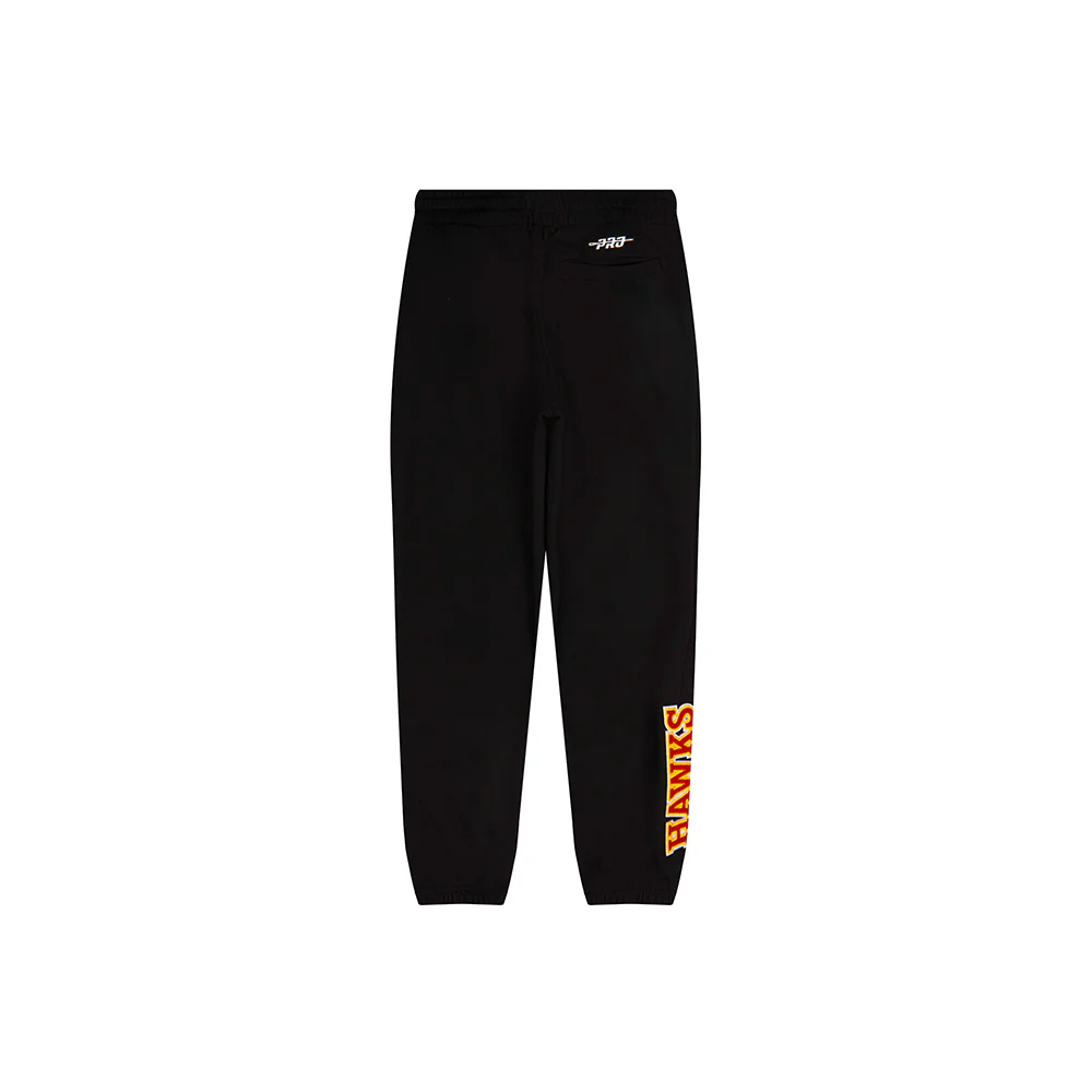 NBA ATLANTA HAWKS CLASSIC LITTLE BOYS FLC SWEATPANT (BLACK) - Image 5