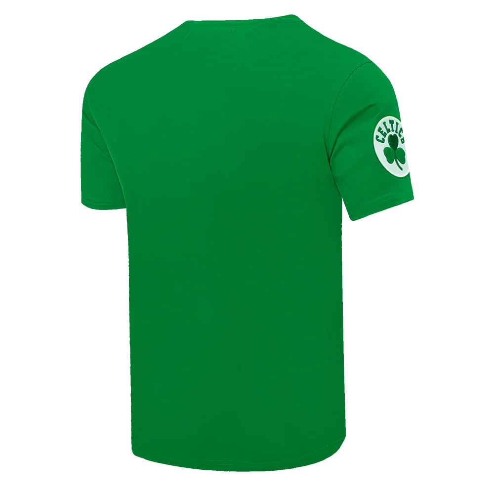 NBA BOSTON CELTICS OLD ENGLISH MEN'S TEE (KELLY GREEN) - Image 4