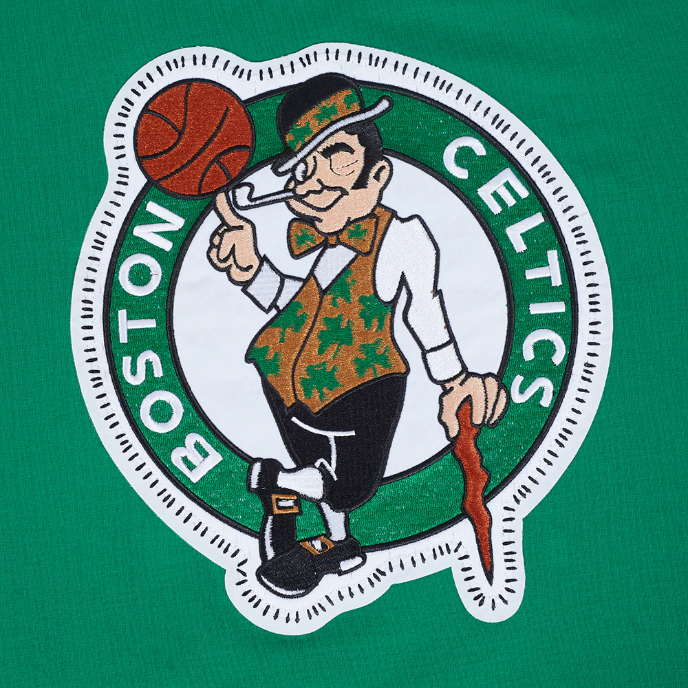 NBA BOSTON CELTICS DIY PICK STITCH MEN'S SINGLE JERSEY TEE (KELLY GREEN) - Image 5