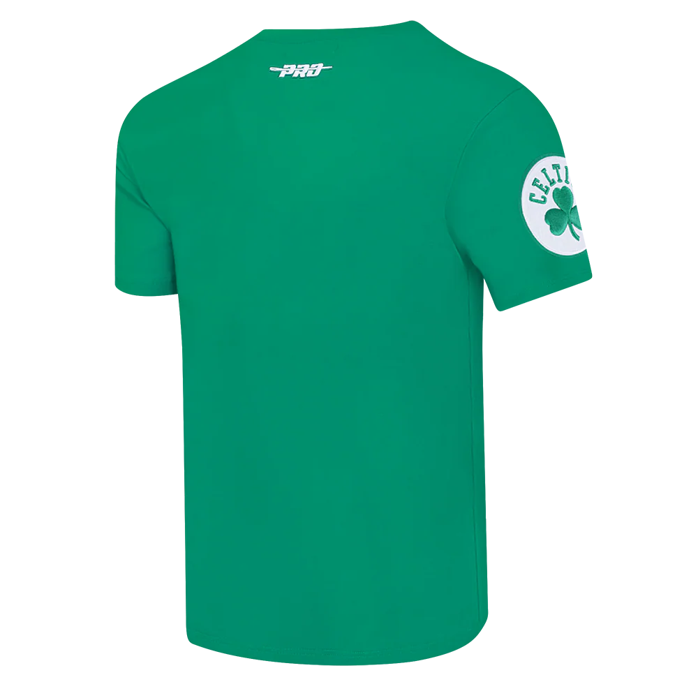NBA BOSTON CELTICS RETRO ELEVATION MEN'S SINGLE JERSEY TEE (KELLY GREEN) - Image 4