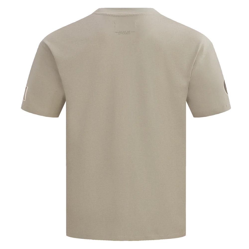 NBA BOSTON CELTICS NEUTRAL DROP SHOULDER MEN'S TEE (TAUPE) - Image 4
