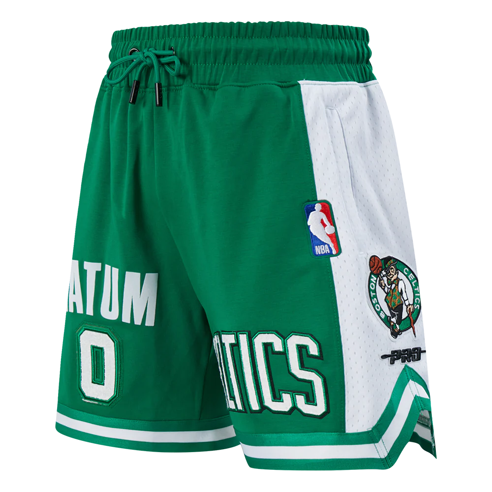 NBA BOSTON CELTICS JAYSON TATUM #0 CLASSIC PNN MEN'S PRO 2.0 DK SHOR (KELLY GREEN)