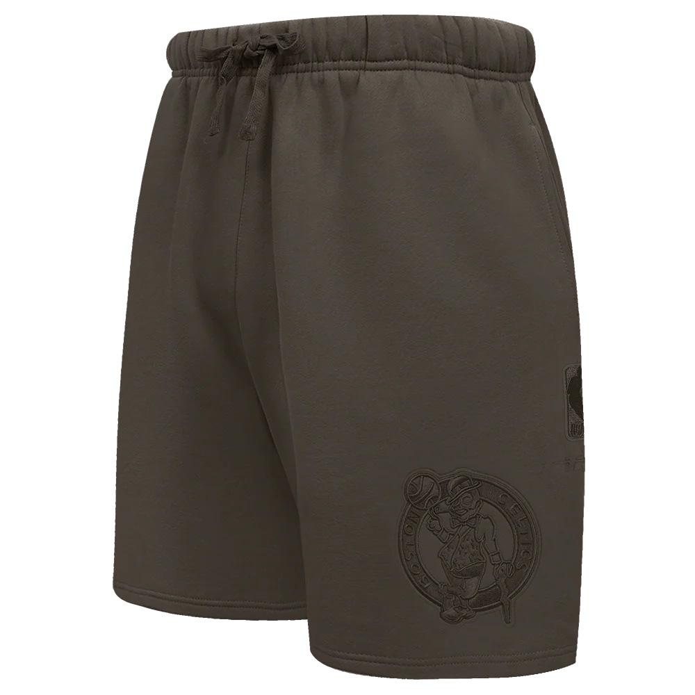 NBA BOSTON CELTICS NEUTRAL MEN'S SHORT (DARK TAUPE)