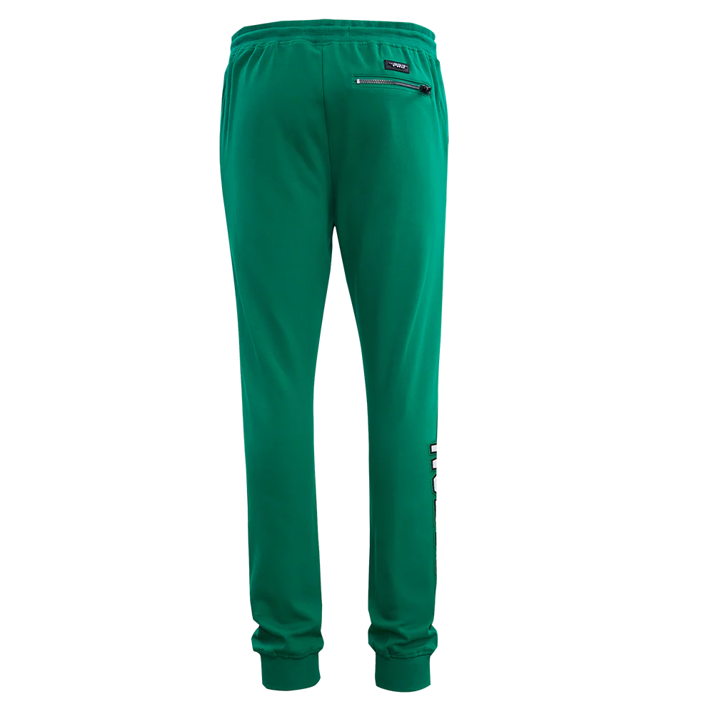 NBA BOSTON CELTICS CLASSIC MEN'S CHENILLE DK JOGGER (GREEN) - Image 4