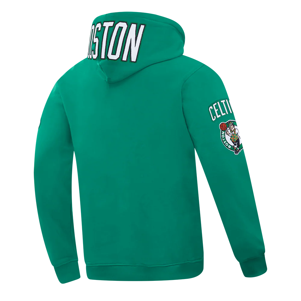 NBA BOSTON CELTICS CLASSIC CHENILLE MEN'S PO HOODIE (GREEN) - Image 4