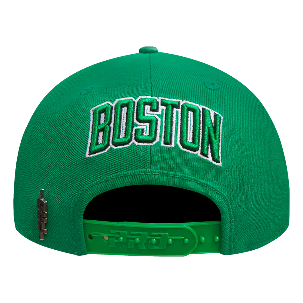 NBA BOSTON CELTICS MASHUP UNISEX WOOL SNAPBACK HAT (KELLY GREEN) - Image 5