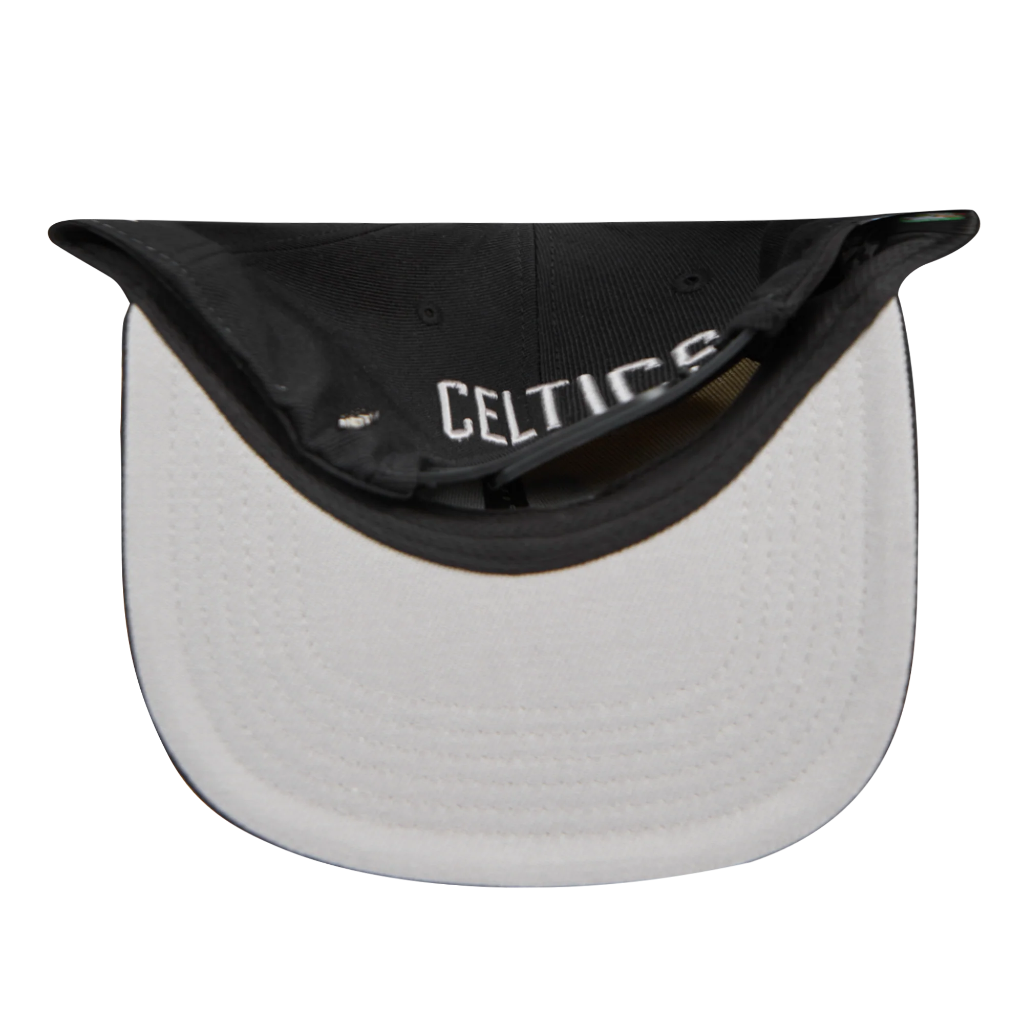NBA BOSTON CELTICS REVERSE FRENCH TERRY PINCH FRONT SNAPBACK HAT (EGGSHELL/ BLACK) - Image 7