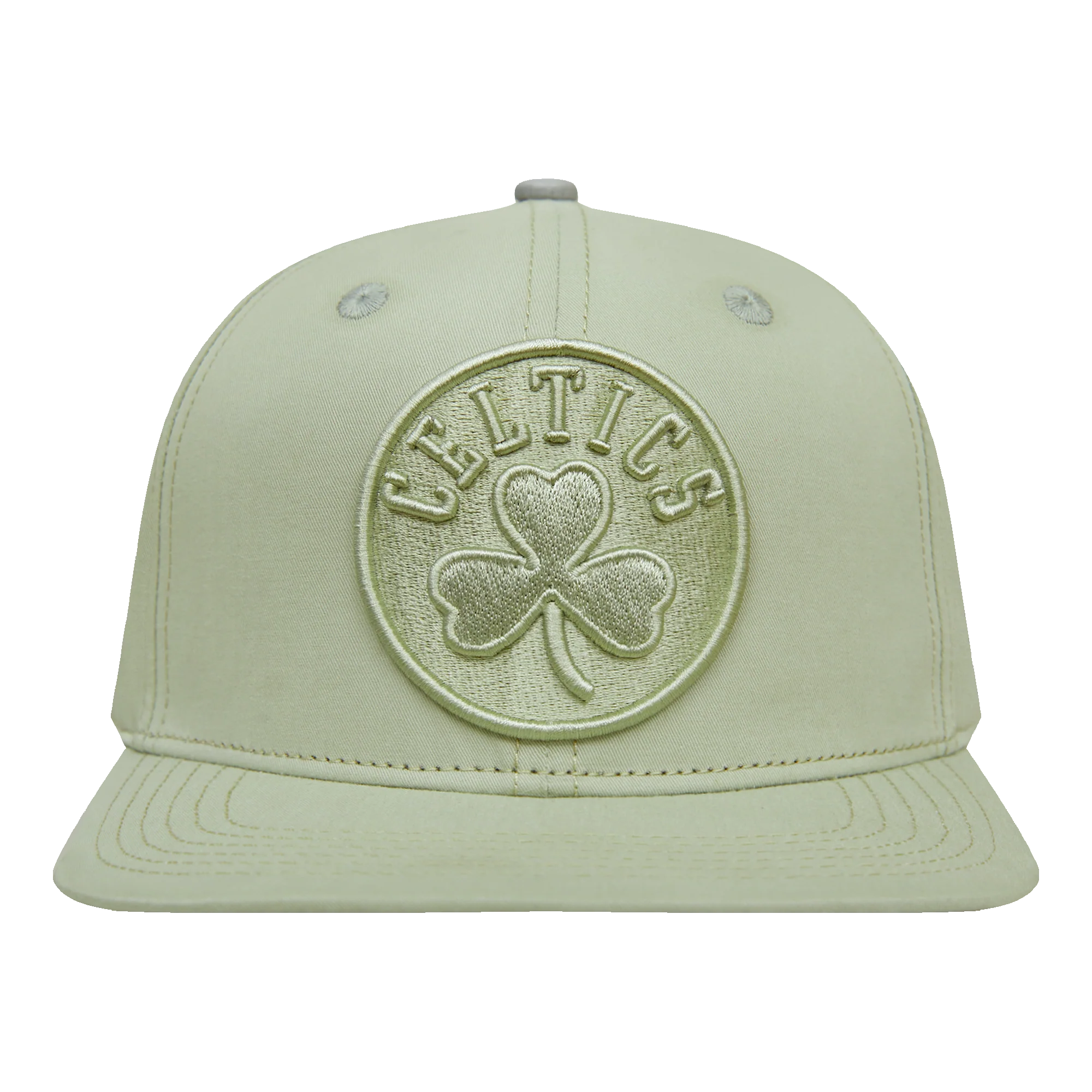 NBA BOSTON CELTICS NEUTRAL WOOL UNISEX SNAPBACK HAT (MOSS)
