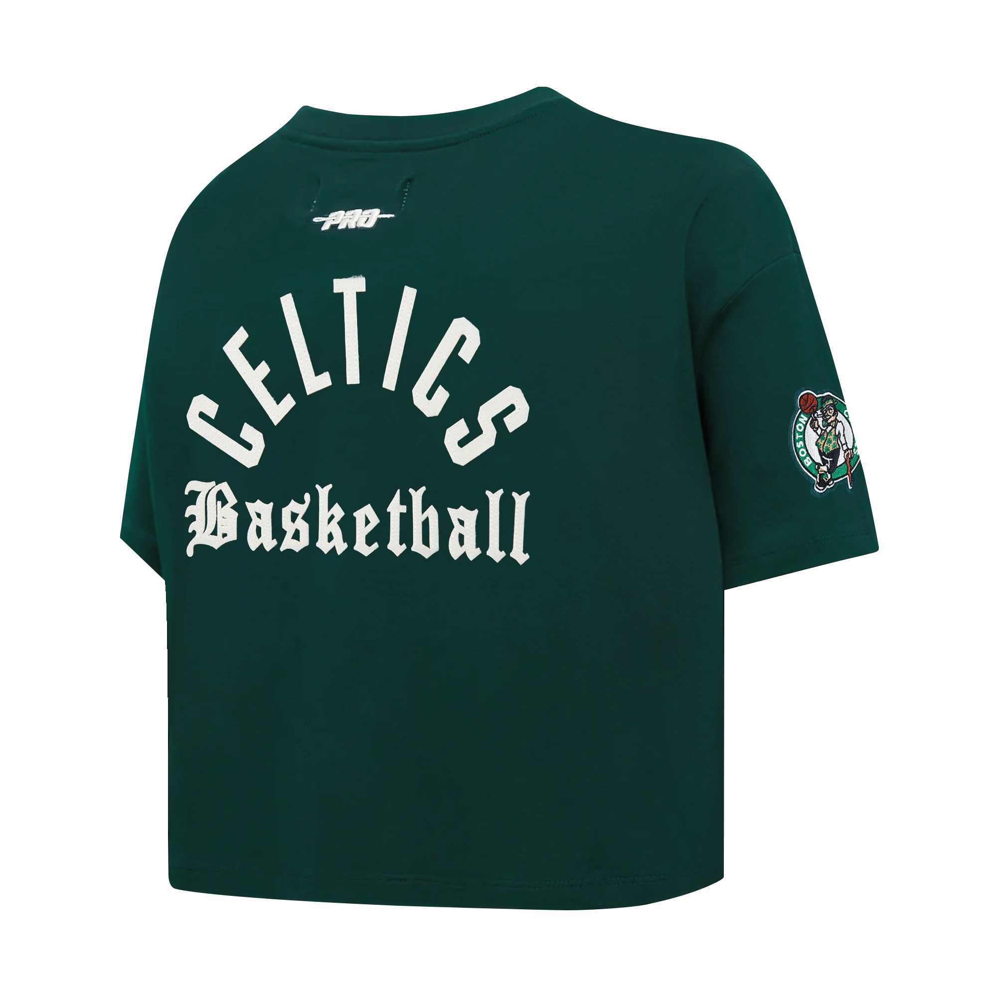 BOSTON CELTICS MODERN ORIGINALS WOMEN'S SJ BOXY TEE (FOREST GREEN) - Image 4