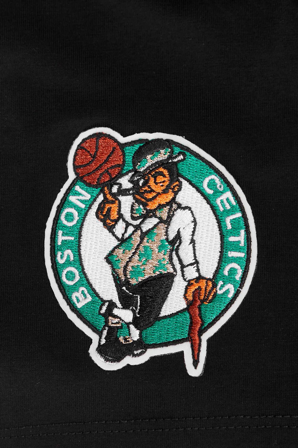 NBA BOSTON CELTICS CLASSIC SHORT SLEEVE WOMEN'S SLIM FIT TEE (BLACK) - Image 6