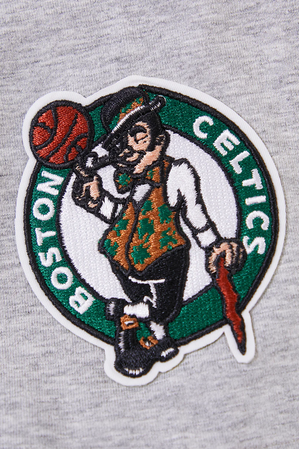 NBA BOSTON CELTICS CLASSIC SHORT SLEEVE WOMEN'S SLIM FIT TEE (HEATHER GREY) - Image 6