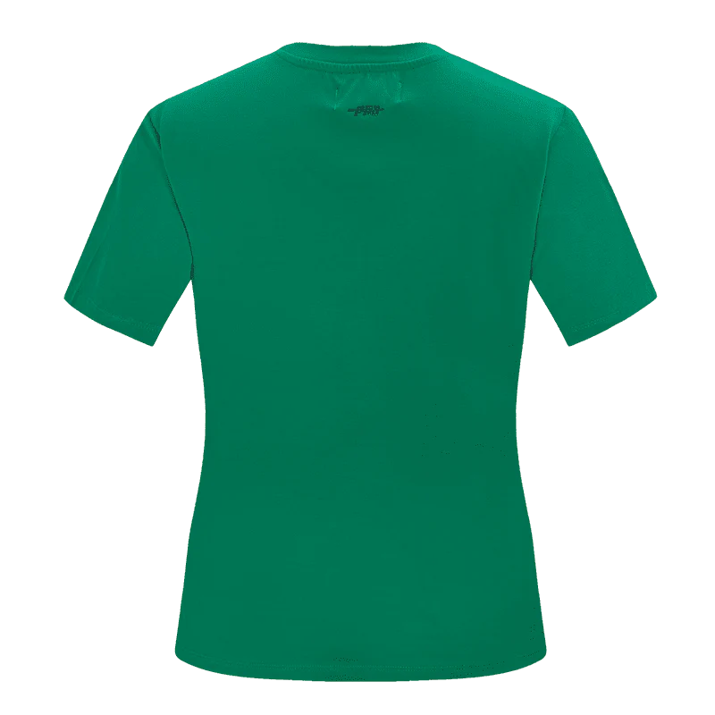 NBA BOSTON CELTICS CLASSIC SHORT SLEEVE WOMEN'S SLIM FIT TEE (KELLY GREEN) - Image 4