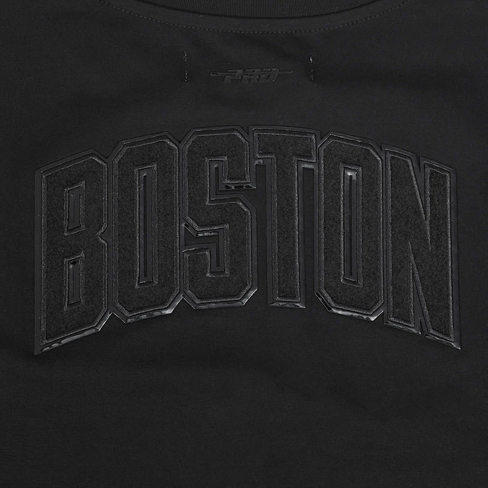 NBA BOSTON CELTICS TRIPLE BLACK WOMEN'S SJ BOXY TEE (TRIPLE BLACK WOMEN'S) - Image 7