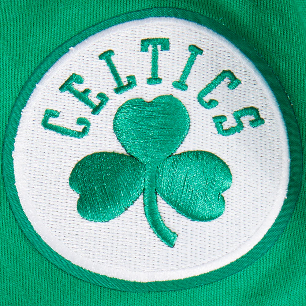 NBA BOSTON CELTICS CLASSIC BIG BOYS SS STRIPED RIB TEE (KELLY GREEN) - Image 7