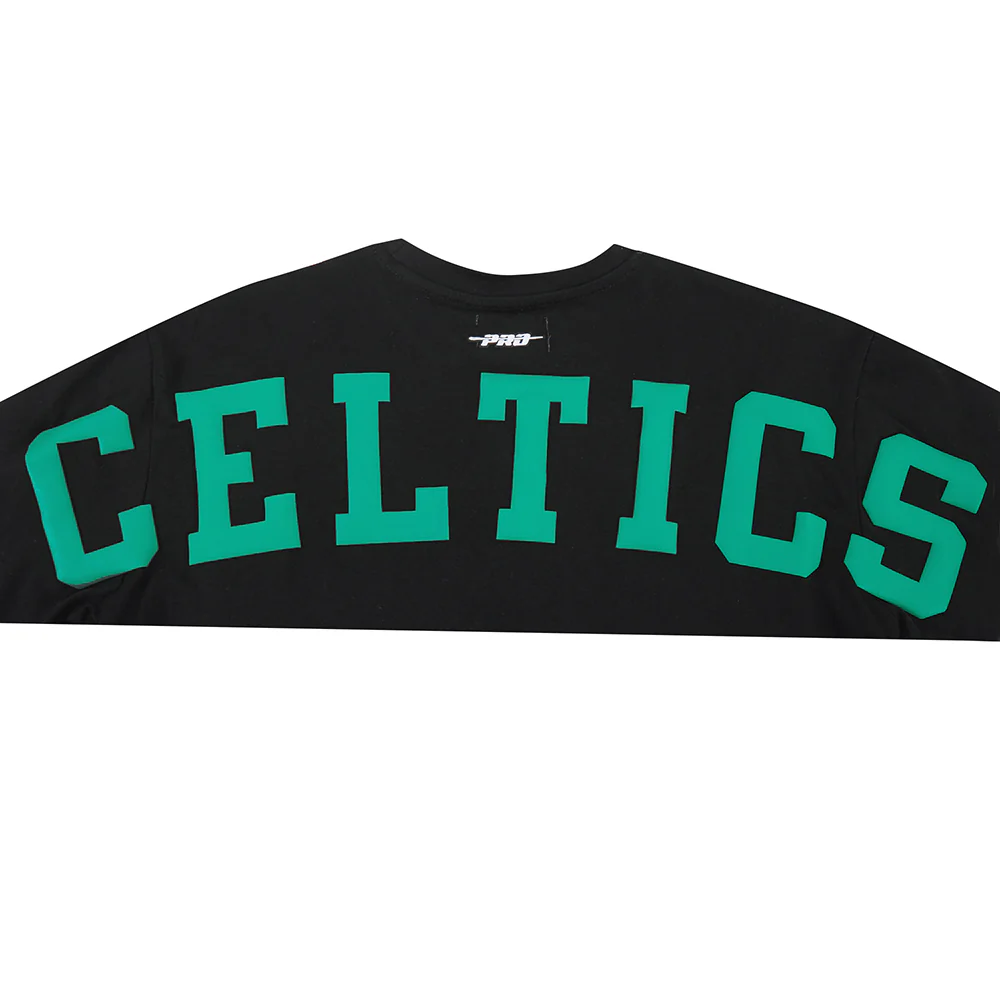 NBA BOSTON CELTICS WINGSPAN BIG BOY'S DROP SHOULDER SS TEE (BLACK) - Image 5