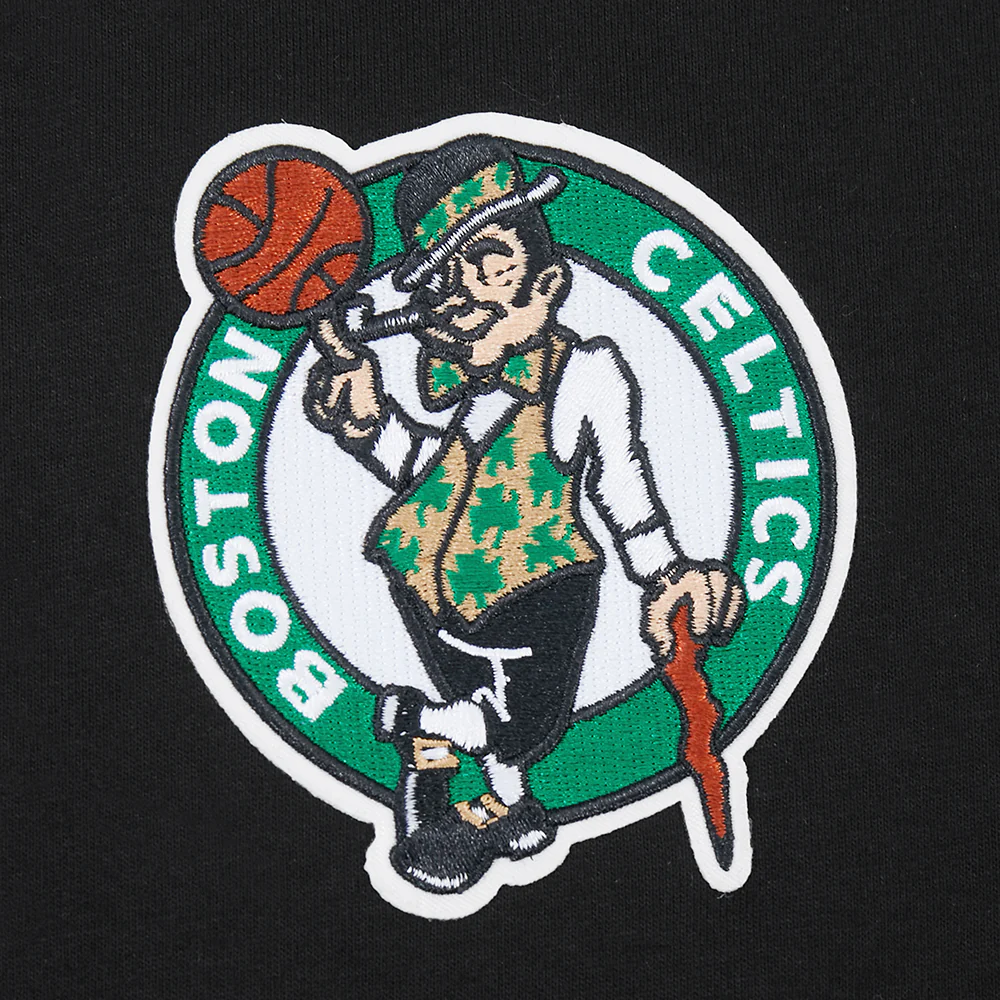 NBA BOSTON CELTICS WINGSPAN BIG BOY'S DROP SHOULDER SS TEE (BLACK) - Image 7