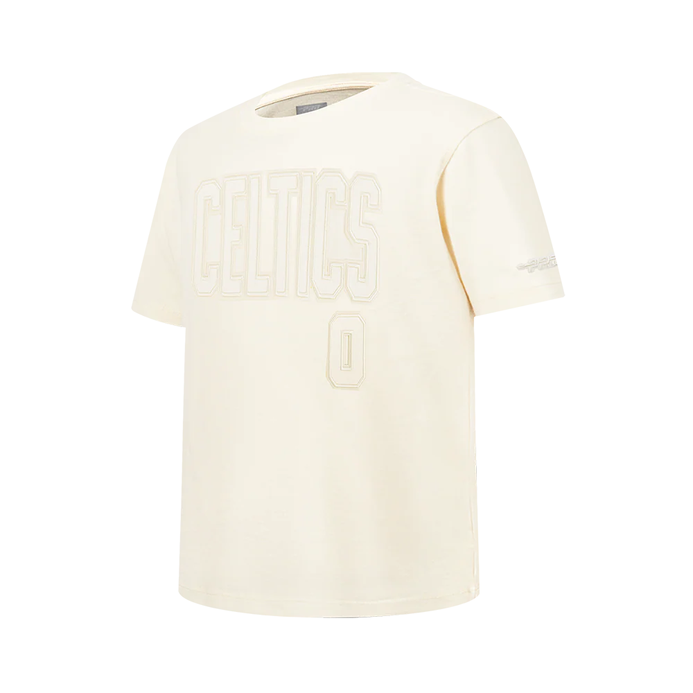 NBA BOSTON CELTICS Jayson Tatum #0 NEUTRAL PNN BIG BOY'S SS TEE (EGGSHELL) - Image 2