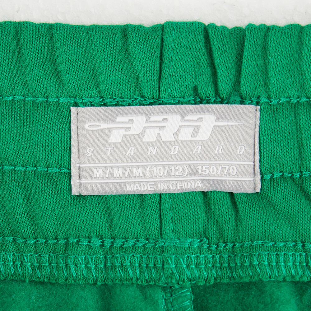 NBA BOSTON CELTICS RETRO CLASSIC BIG BOYS RIB FLEECE SWEATPANT (KELLY GREEN) - Image 3