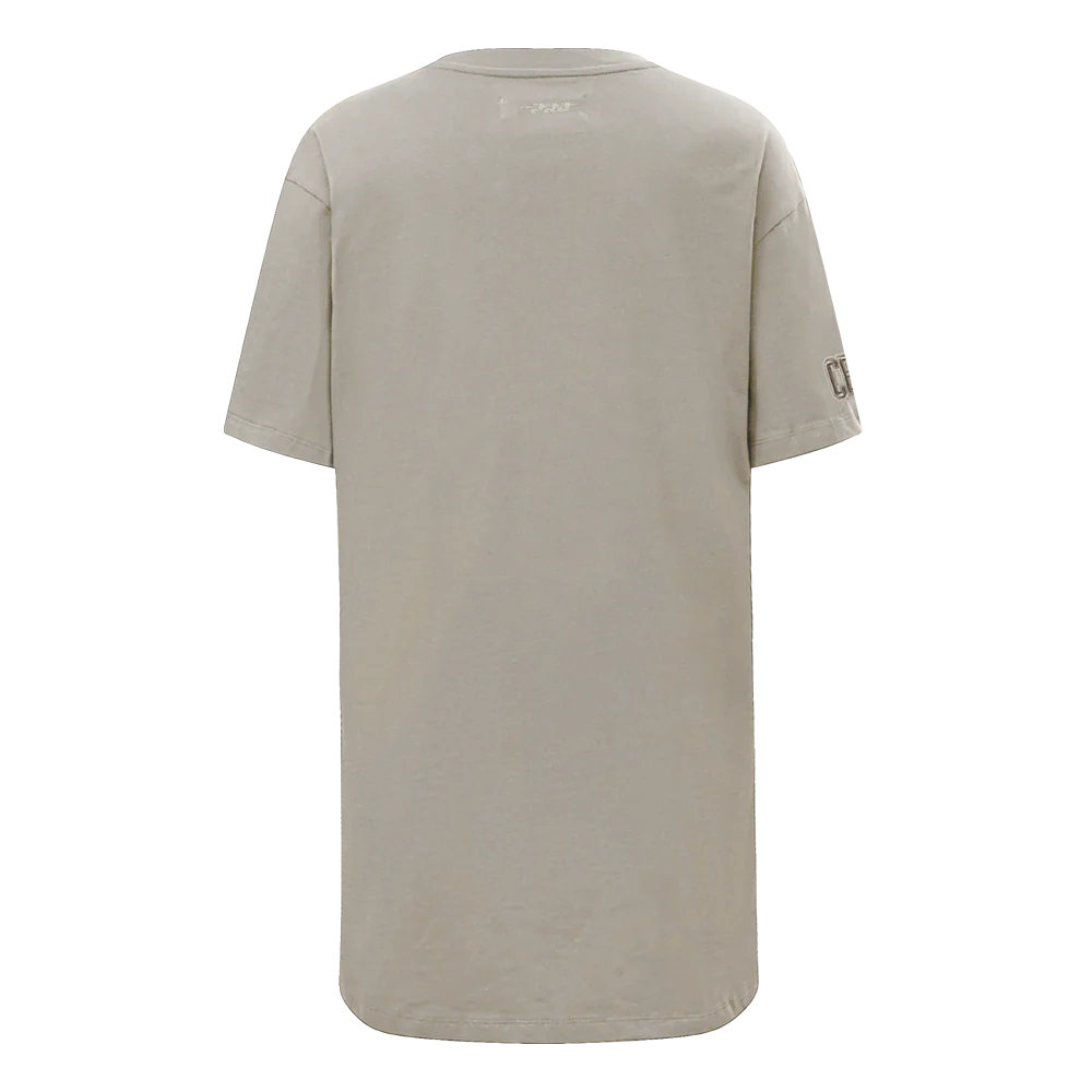 NBA BOSTON CELTICS NEUTRAL WOMEN'S T-SHIRT DRESS (TAUPE) - Image 3