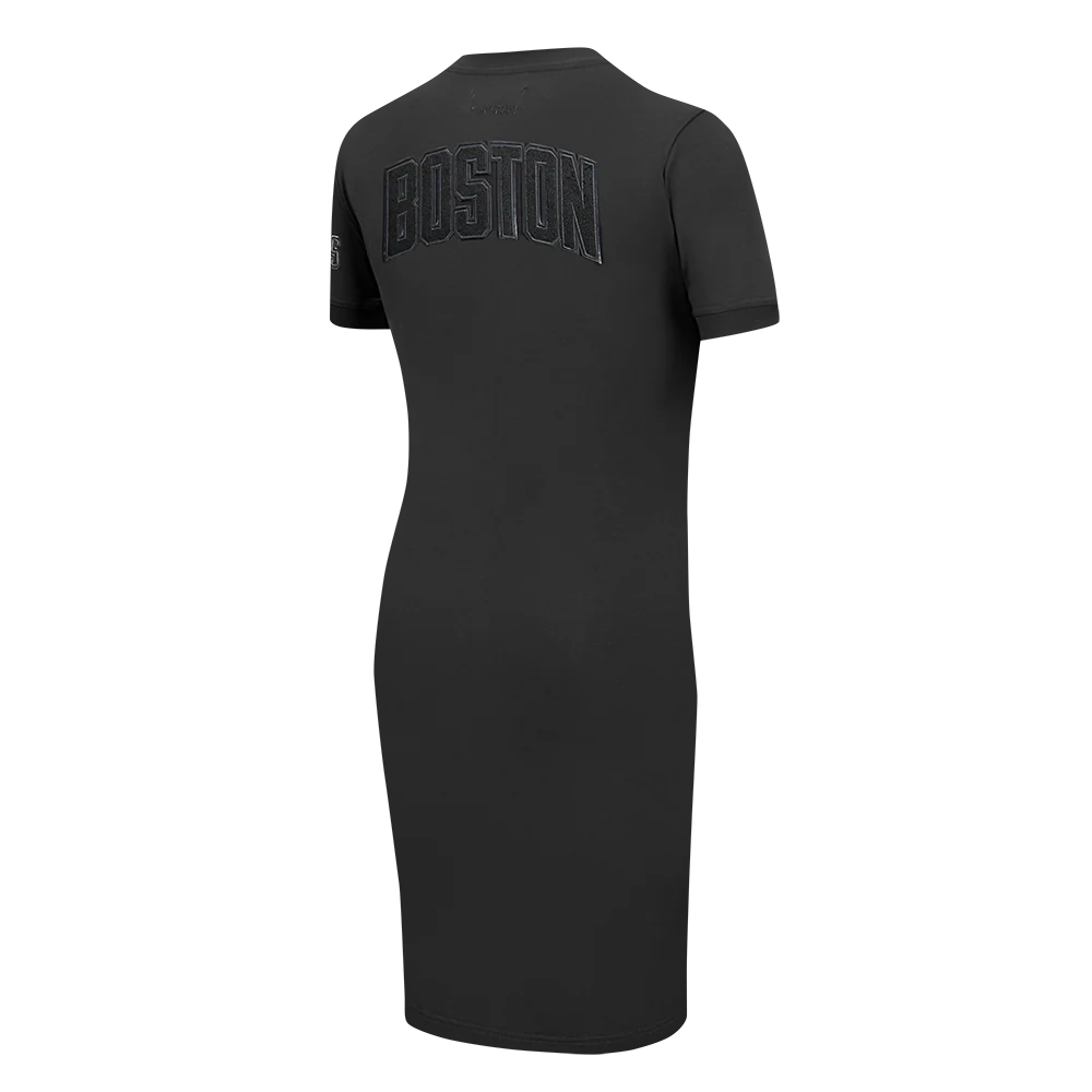 NBA BOSTON CELTICS TRIPLE BLACK WOMEN'S BODY CON DRESS (TRIPLE BLACK) - Image 4