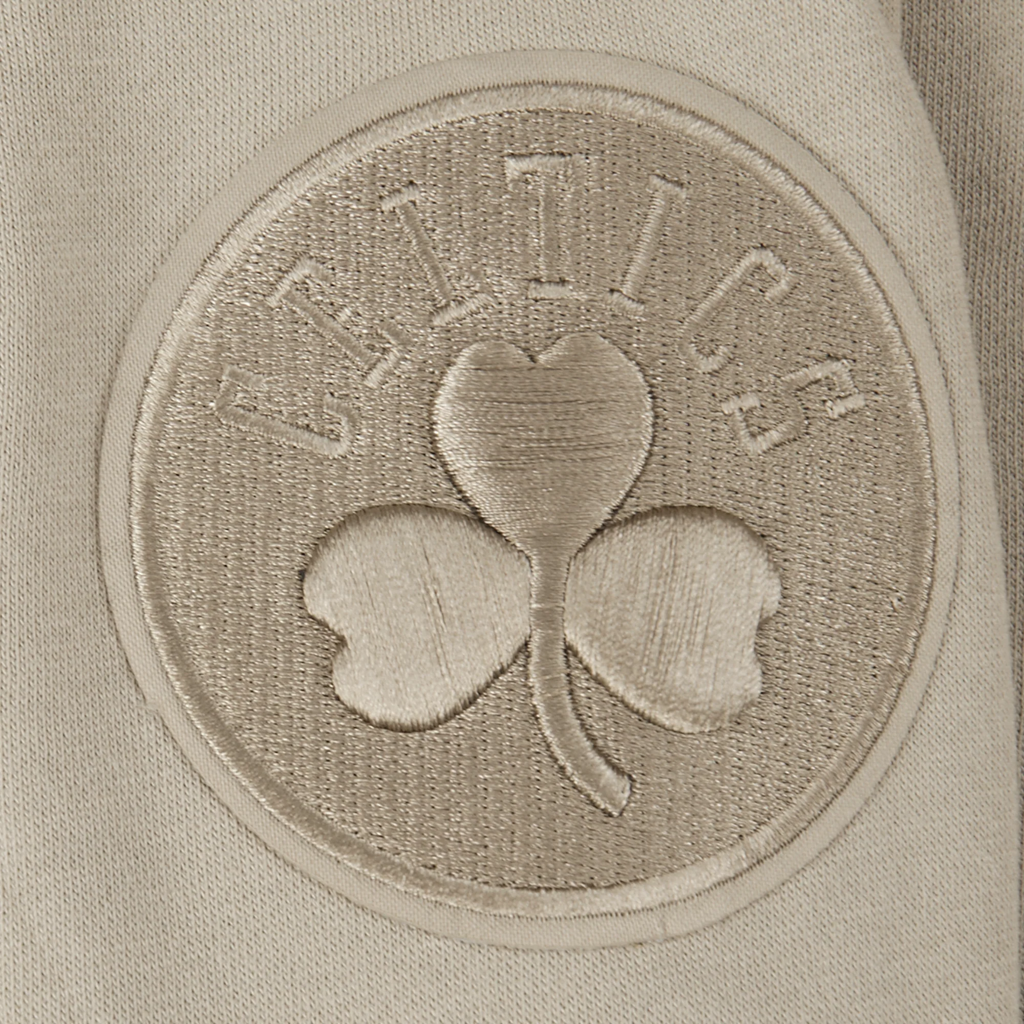 NBA BOSTON CELTICS NEUTRAL BIG BOYS FLEECE PULLOVER HOODIE (TAUPE) - Image 5