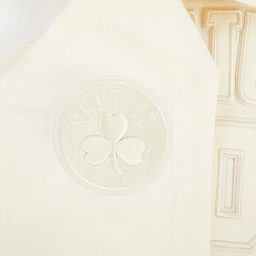 NBA BOSTON CELTICS Jayson Tatum #0 NEUTRAL PNN BIG BOY'S FLEECE PO HOODIE (EGGSHELL) - Image 8
