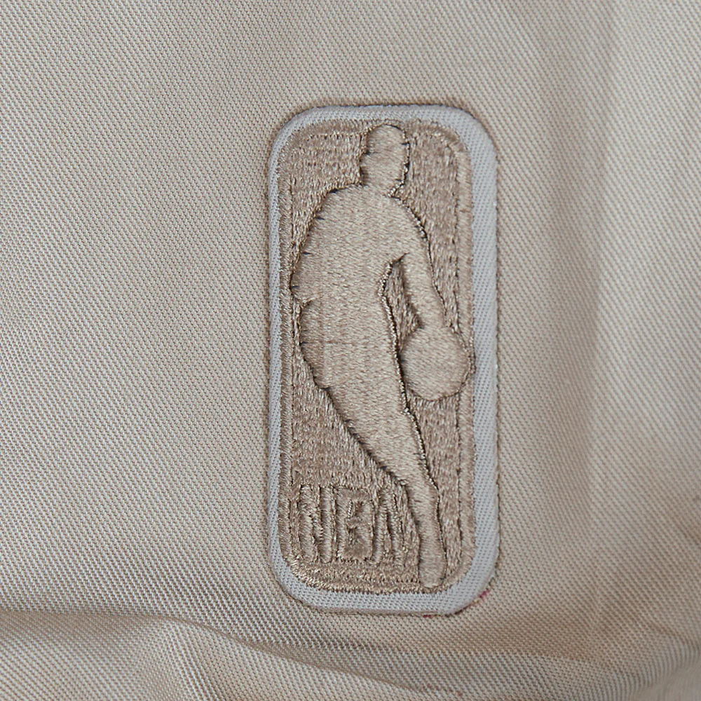 NBA BOSTON CELTICS NEUTRAL BIG BOYS TWILL JACKET (TAUPE) - Image 8
