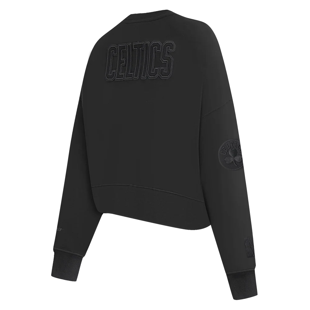NBA BOSTON CELTICS NEUTRAL WOMENS CREWNECK (BLACK) - Image 4