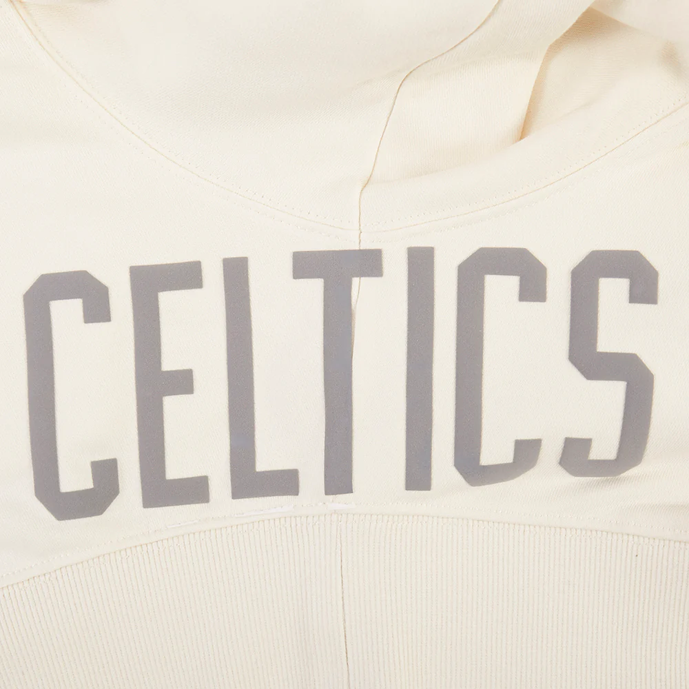 NBA BOSTON CELTICS STREET TEAM WOMEN'S FLC CREWNECK (EGGSHELL) - Image 6