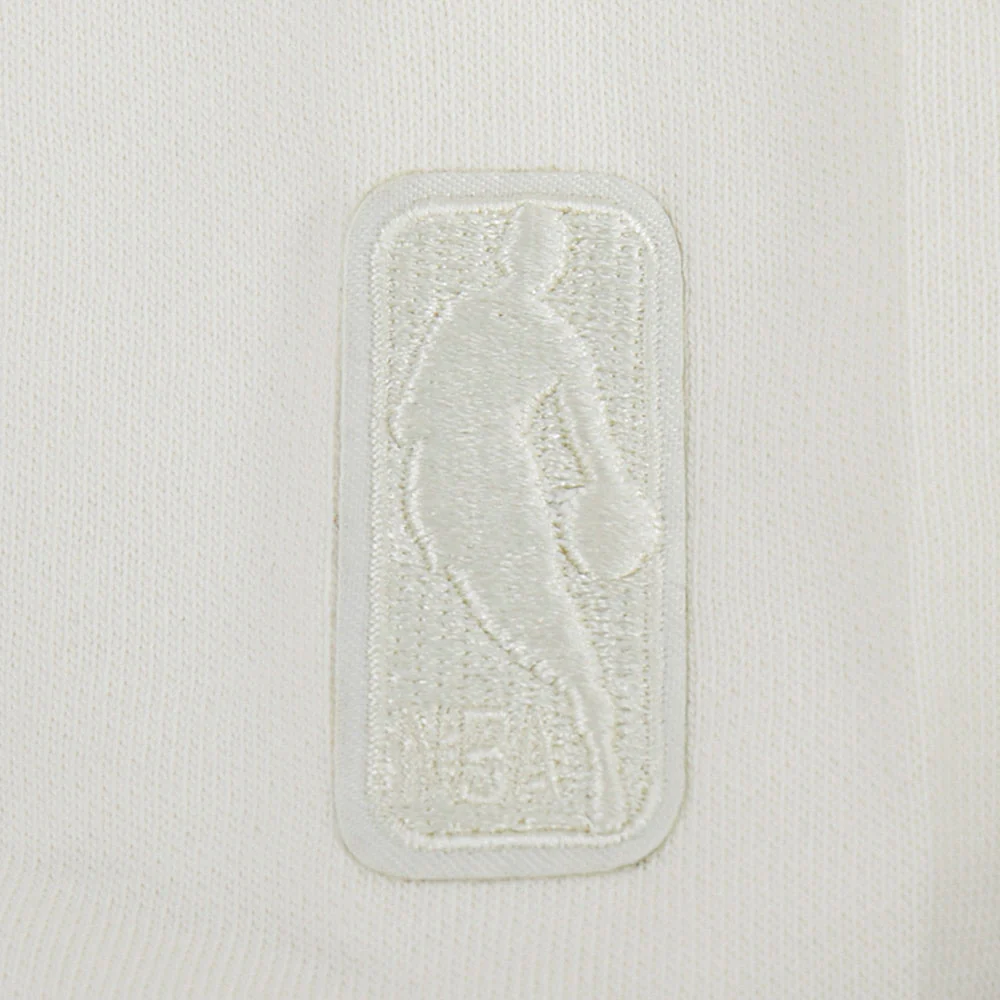NBA BOSTON CELTICS JAYSON TATUM #0 NEUTRAL PNN WOMEN'S FLC CREWNECK (EGGSHELL) - Image 7