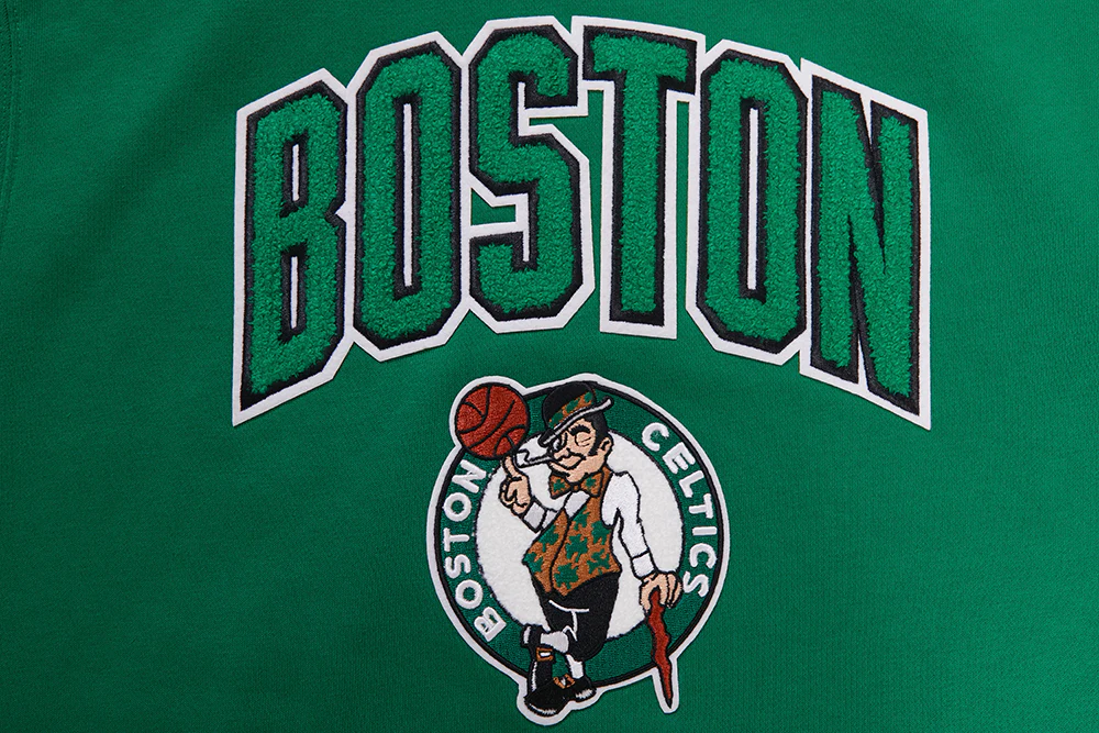 NBA BOSTON CELTICS CLASSIC WOMEN'S PULLOVER HOODIE (KELLY GREEN) - Image 6