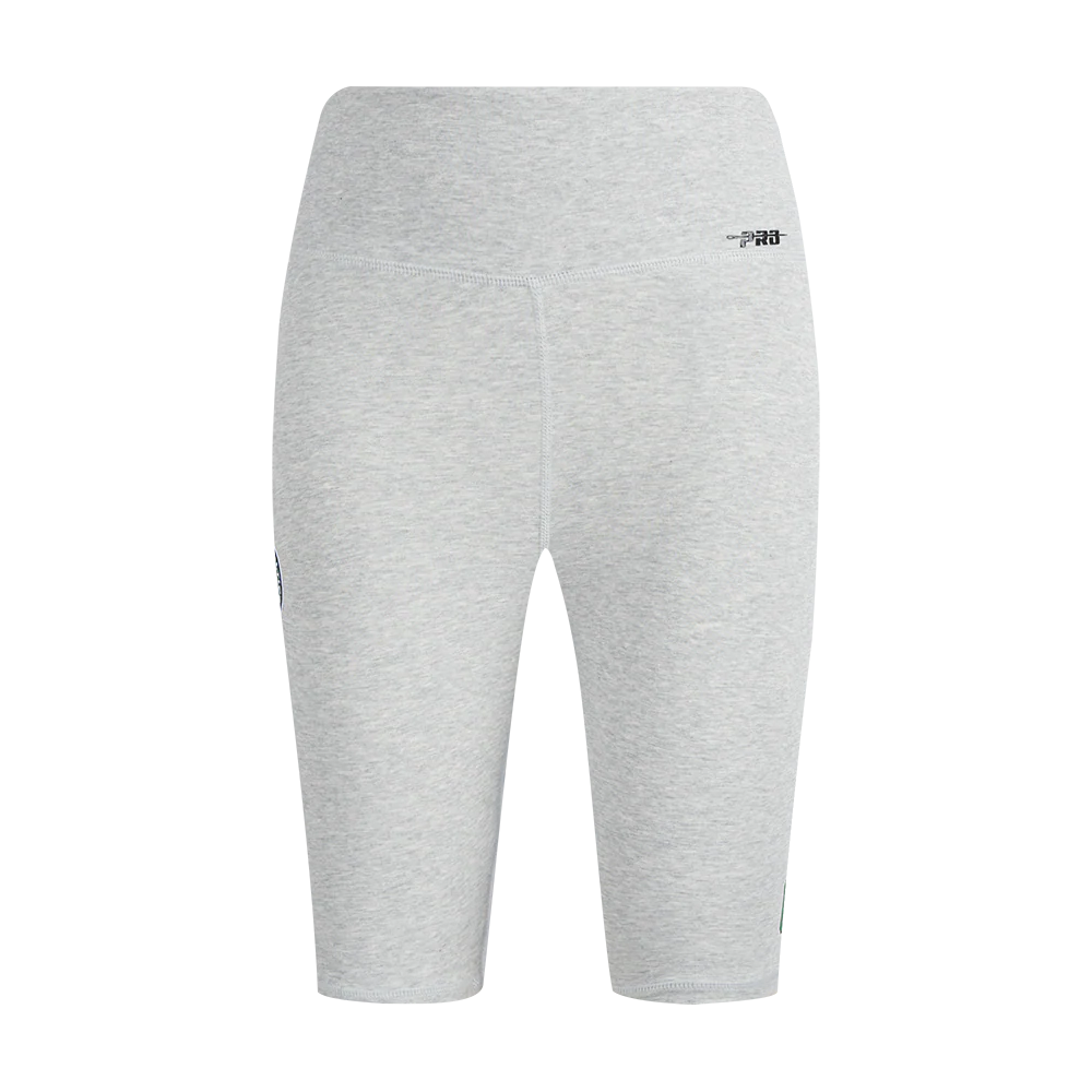 NBA BOSTON CELTICS CLASSIC WOMEN'S BIKE SHORT (HEATHER GREY) - Image 2