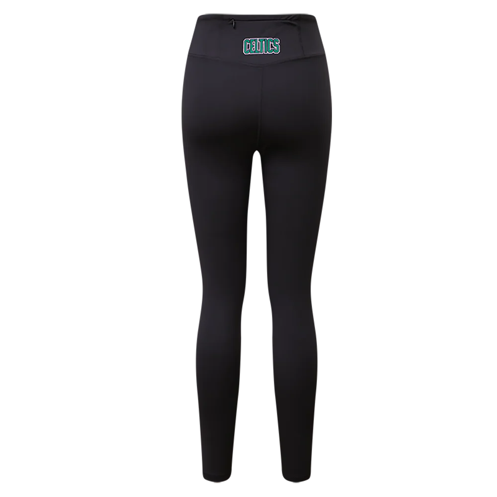 NBA BOSTON CELTICS CLASSIC WOMEN'S JERSEY LEGGING (BLACK) - Image 3